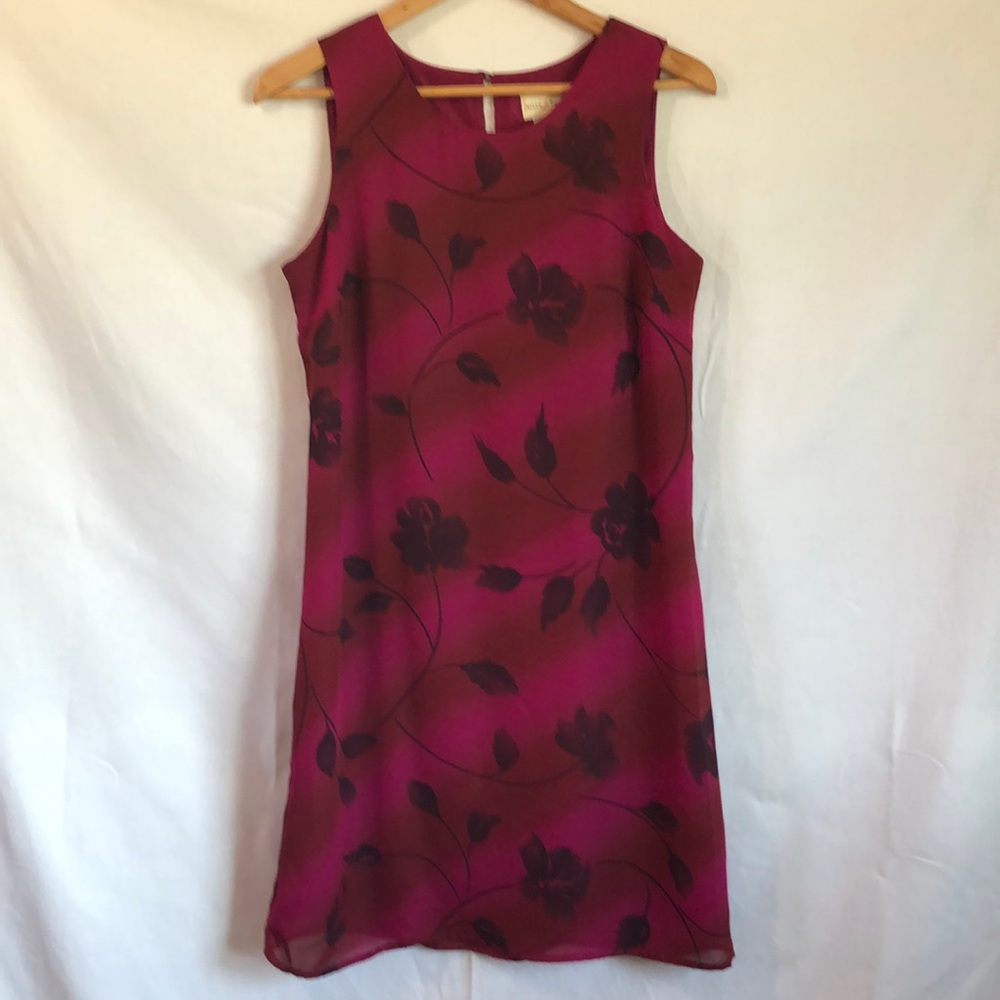 💖 Jaclyn Smith Floral Dress Excellent Condition Size 8